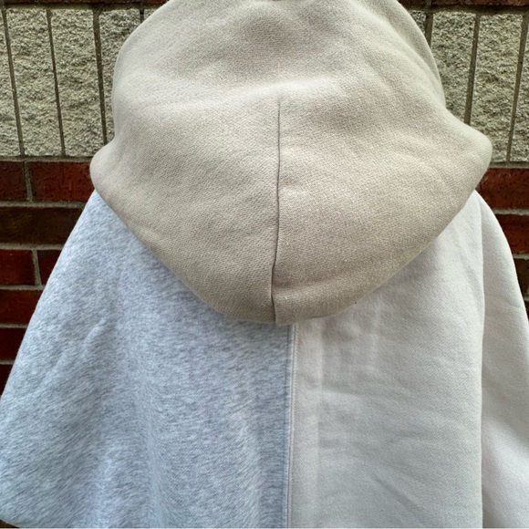 Abercrombie & Fitch Soft A&F Collection Colorblock Hoodie Sweater Crop Cozy Sz M - Picture 10 of 11